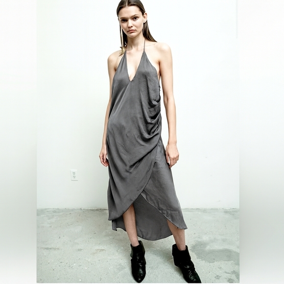 Nicholas K Dresses & Skirts - Nicholas K Seth Slip Dress In Gray Free People